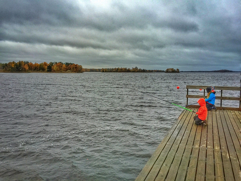 Småland bei Regen