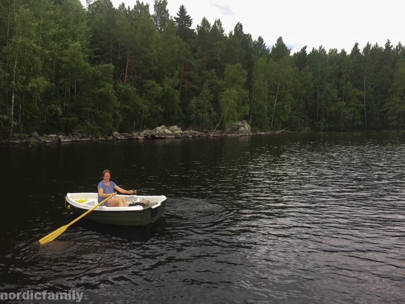 Hausboot in Finnland