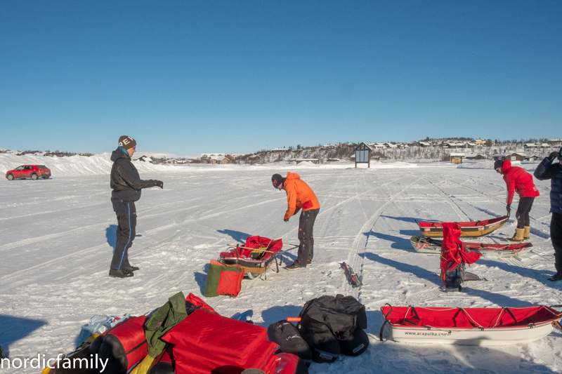 Arktistraining in Norwegen