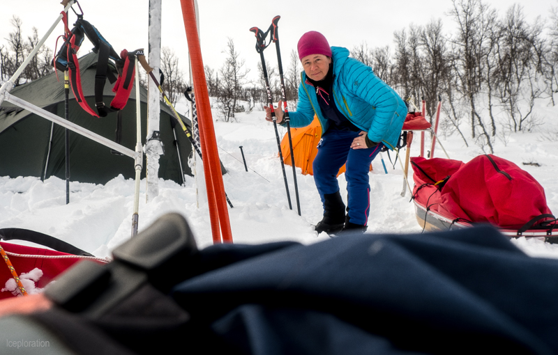 Camp in der Hardangervidda