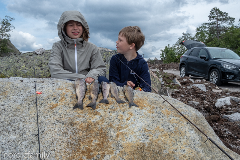 mit Kids in Eikerapen angeln