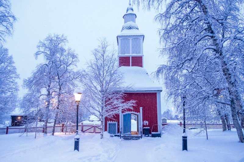 Kirche in Jukkasjärvi