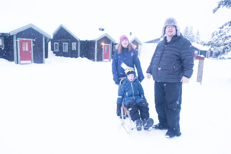 Icehotel mit Familie