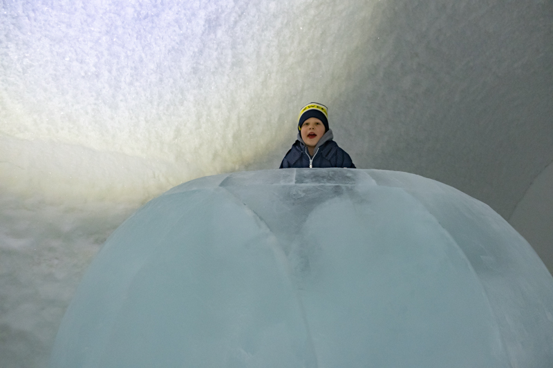 Icehotel mit Familie