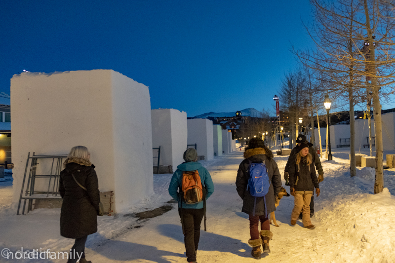 Snowsculpting in Breckenridge - die Kuben