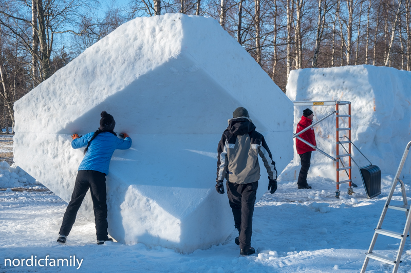 Snowfest in Nallikari German Team