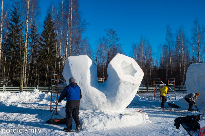 Snowfest in Nallikari  Tschech Team