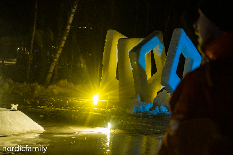 Snowfest in Nallikari  the opening