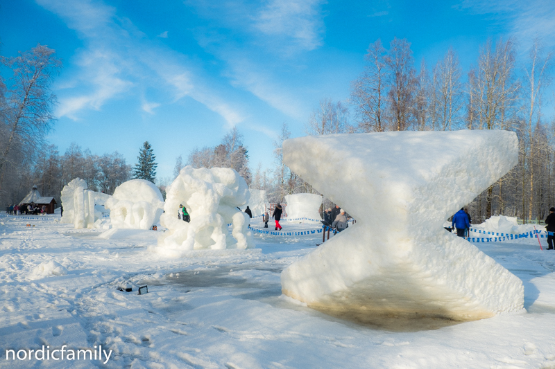 Snowfest in Nallikari the day after