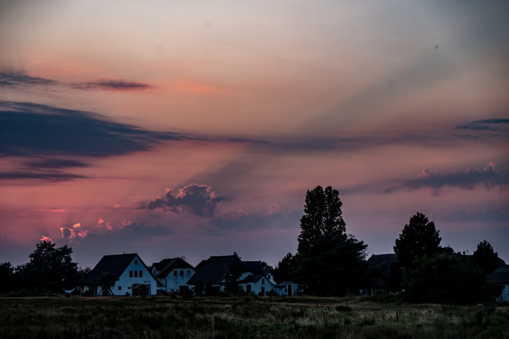 Hiddensee segeln sunset