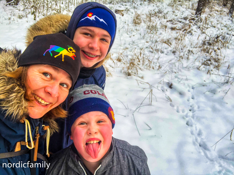 Winterausflug Hoher Fläming nordicfamily