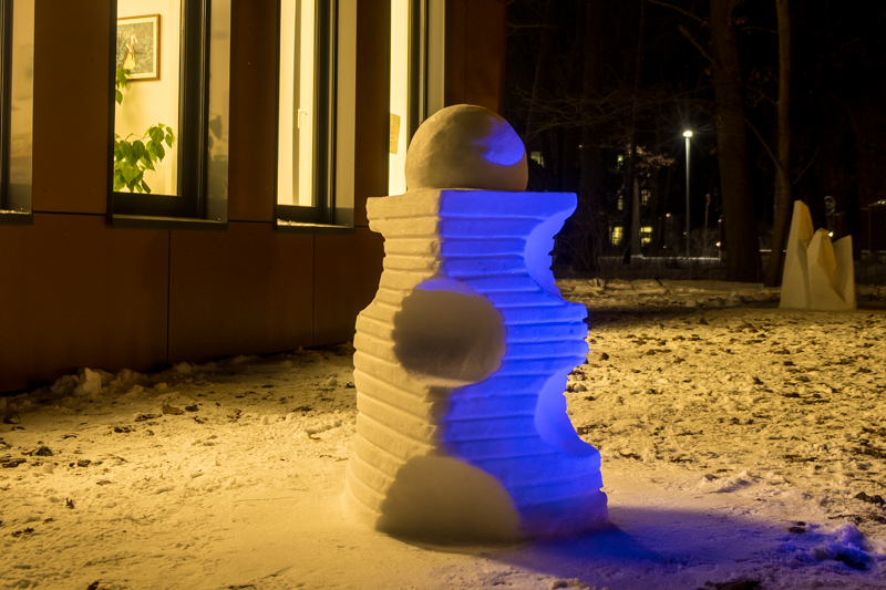 Schneeskulpturen in Potsdam Anna Laura Jacobi