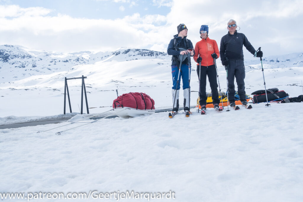 Wintertour Test für Grönlandexpedition