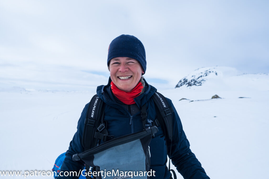 Wintertour in der Hardangervidda  Geertje