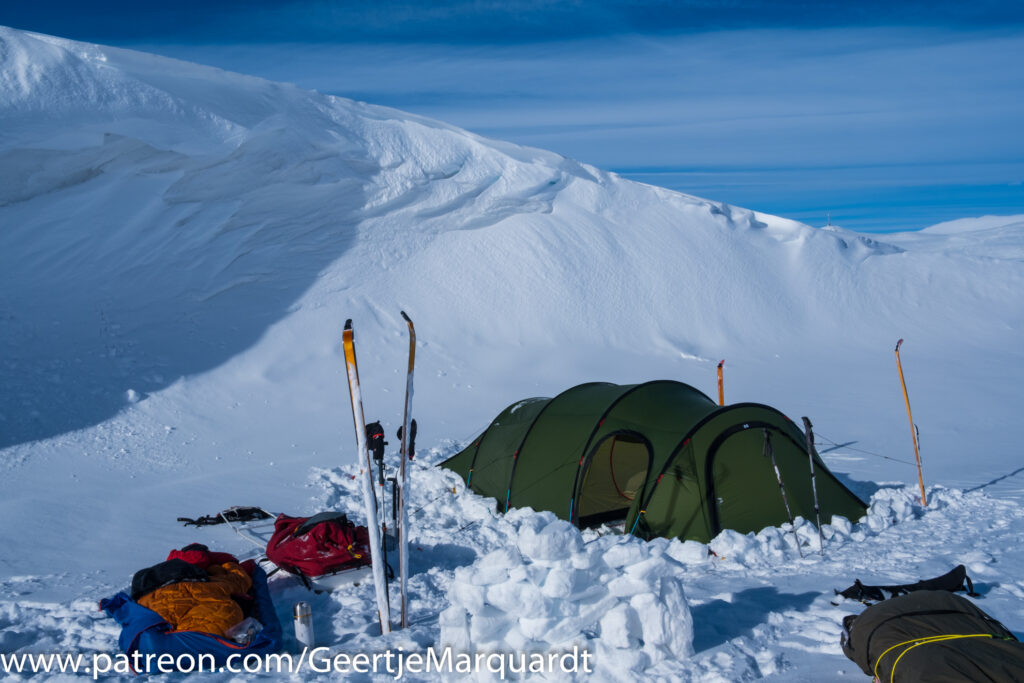 Wintertour in der Hardangervidda  Wechseltent