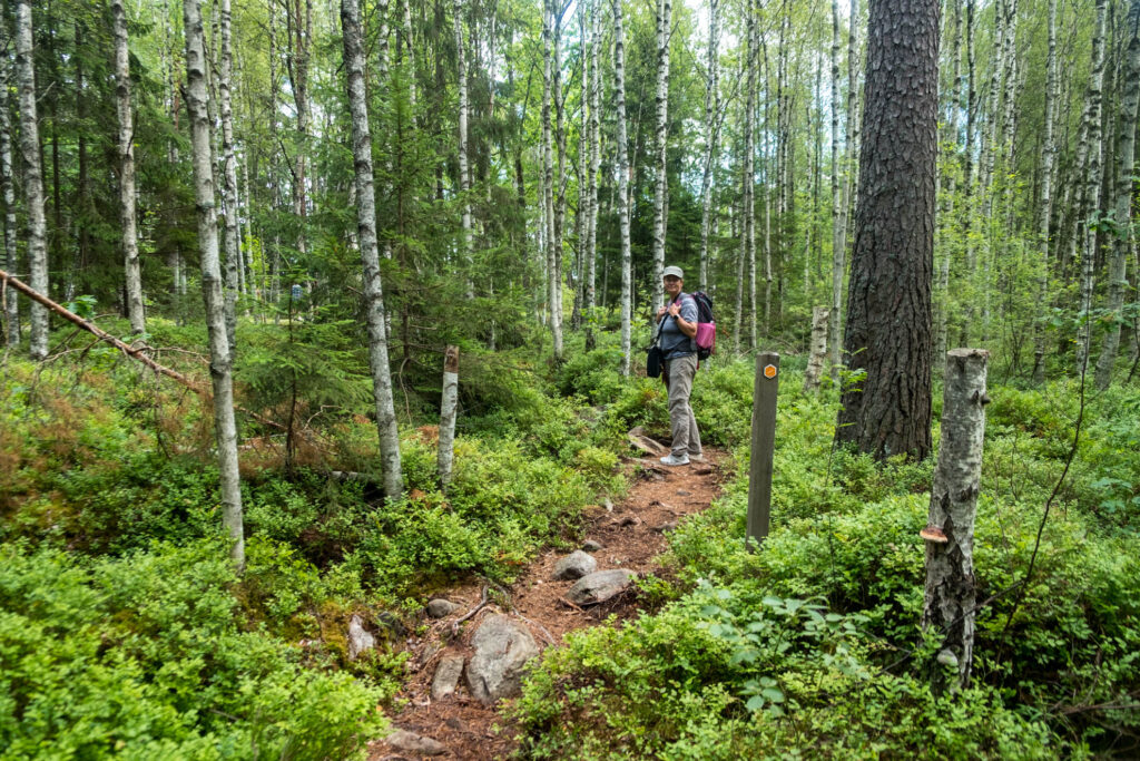 Campen in Småland Nationalpark