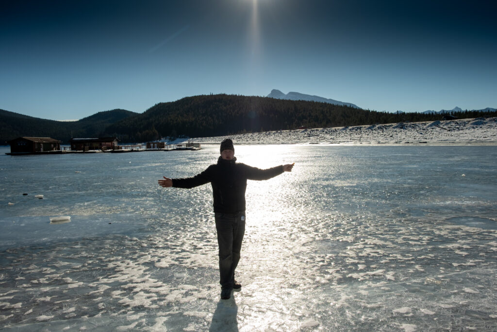 Winter in Kanada mit Familie Minnewanka