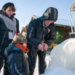 Eisskulpturen versuchen