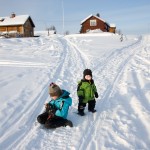 kinder auf dem torneälven