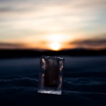 Sunset mit Iceglass