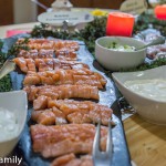 Norwegisches Buffet in Venabu Fischtheke