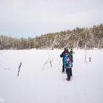 Schneeschuhwandern in Vuokatti