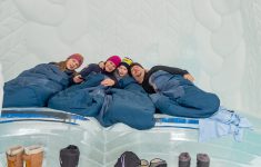 Icehotel mit Familie, Warm Up