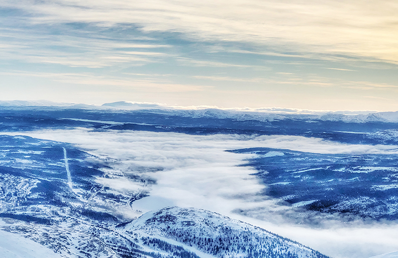  Åre Skutan perfekte Aussicht