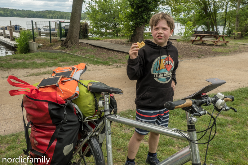 Havelradweg mit Kindern Templiner See