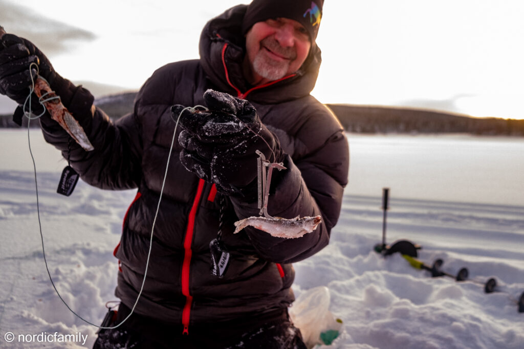 Eisangeln in Schweden mit Poikki Pike