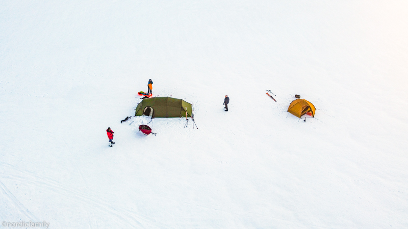 Wintertour in der Hardangervidda Drohne