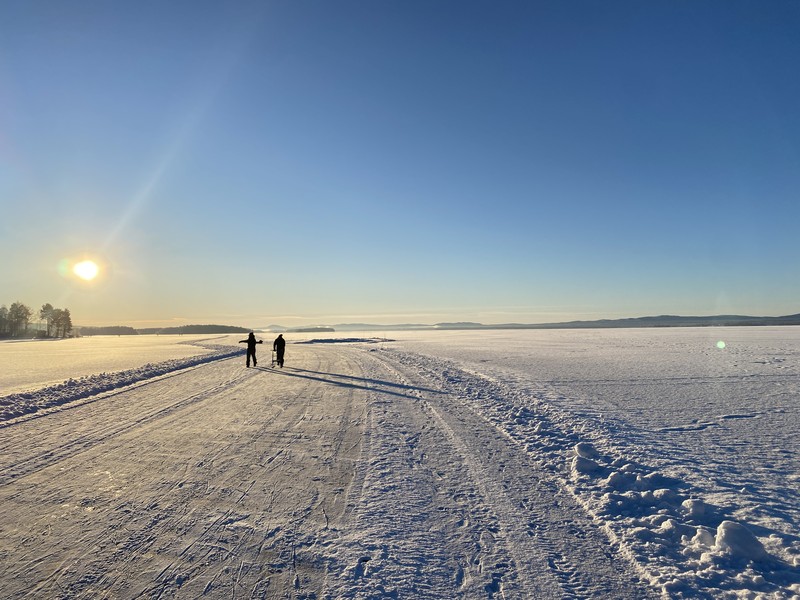 Orsa-See im Winter