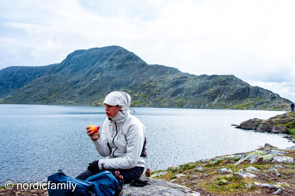 Besseggen Wanderung Pause