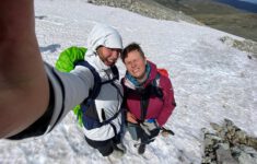 Besseggen Wanderung selfie