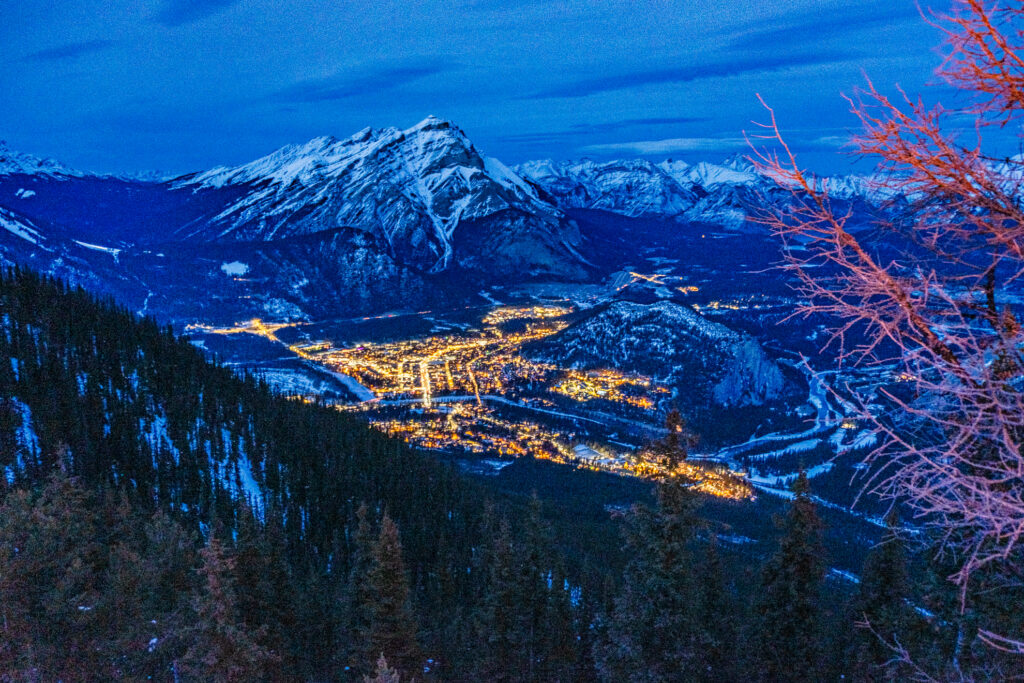 Banff bei Nacht