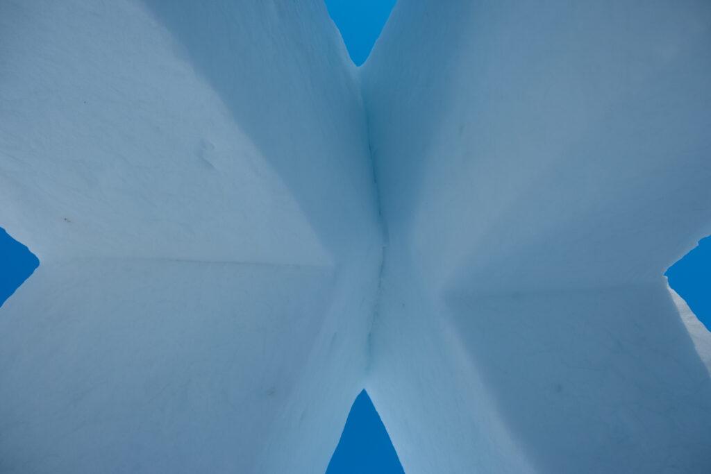 snowsculpture PEace Arches