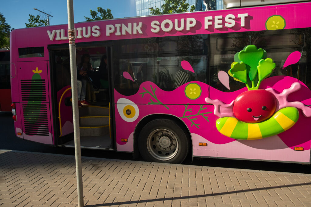 Pink Soup Festival Vilnius Bus