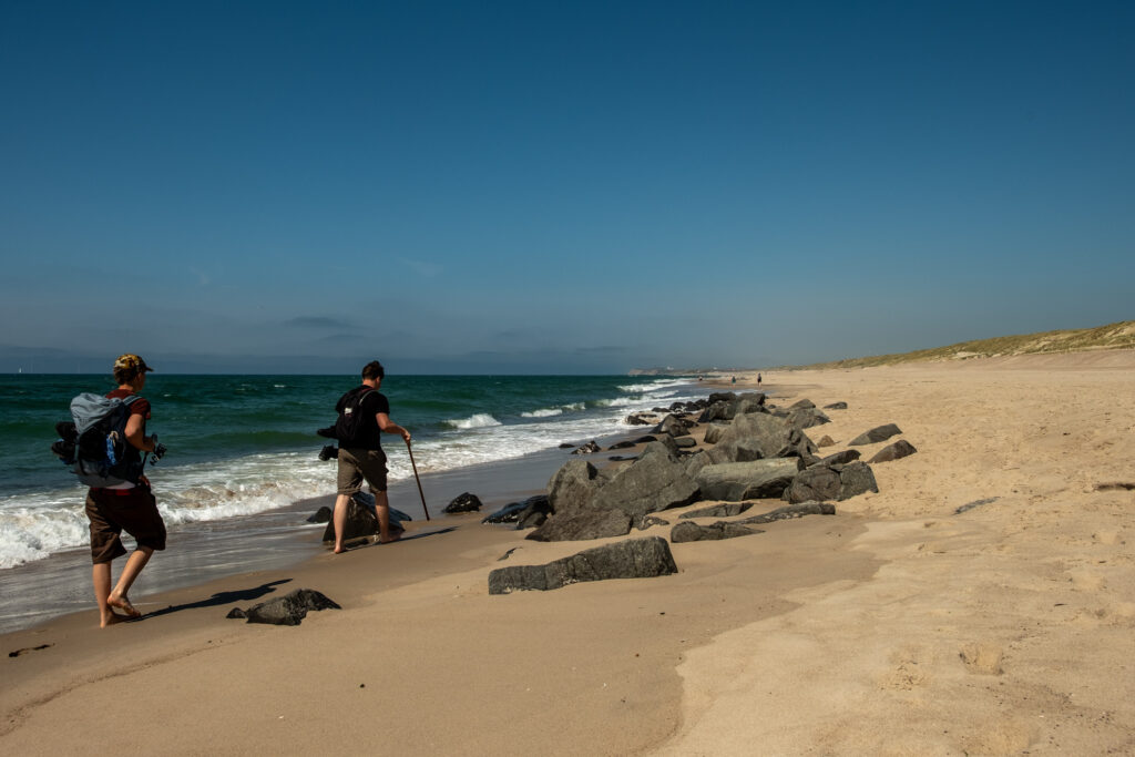 Nordsee Camino mit Teenagern Wildnis Dänemark