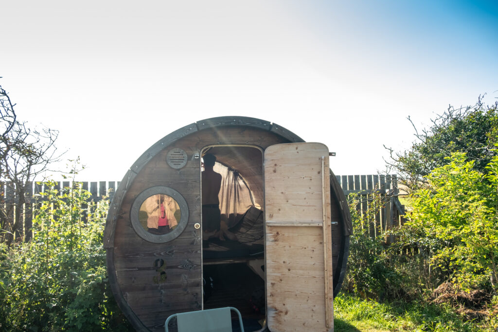 Nordsee Camino mit Teenagern Luxusshelter